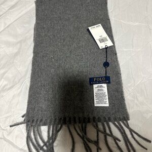 Polo by Ralph Lauren Gray Scarf NWT